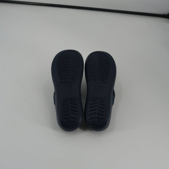 CROCS Navy Blue Women's Sandals - Picture 9 of 10